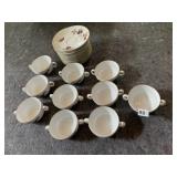 ROYAL WORCESTER EVESHAM PORCELAIN DOUBLE-HANDLED