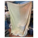 IRISH TAPESTRIES CREAM COLORED THROW BLANKET,