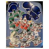 B. KLIBAN CAT ORNAMENTS, SANTA CATS, BLUE CATS,