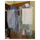 ASSORTED TABLE LINENS, WHITE EMBROIDERED