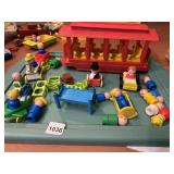 FISHER-PRICE LITTLE PEOPLE FIGURES, VEHICLES,