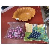 VIETRI ITALIAN CERAMIC SERVING DISH, ESSENTIAL