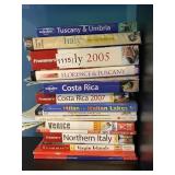 TRAVEL GUIDEBOOKS, ASSORTED TITLES INCL LONELY