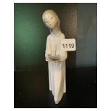 LLADRO PORCELAIN FIGURINE, GIRL HOLDING CANDLE,