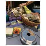 ASSORTED HOUSEHOLD ITEMS, CERAMIC FLOWER FROG,