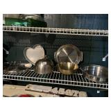 COOKBEST COOKWARE SAUTE PAN, METAL LID, BRASS