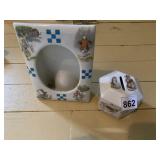 ALICE IN WONDERLAND PORCELAIN TRINKET DISH AND