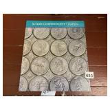 50 STATE COMMEMORATIVE QUARTERS FOLDER,