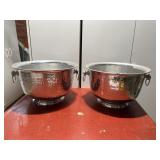 HAMMERED METAL ICE BUCKETS