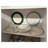 BEAVER FALLS CHINA CO. DINNER PLATES (4), WHITE