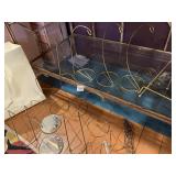 ASSORTED GOLD-TONE METAL DISPLAY STANDS, INCLUDES