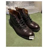 MERCANTI FIORENTINI LEATHER ANKLE BOOTS, MADE IN