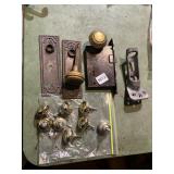 VTG DOOR HARDWARE, INCLUDES MORTISE LOCK,