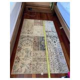 IKEA SILKEBORG PATCHWORK RUG, MULTICOLOR PATTERN,