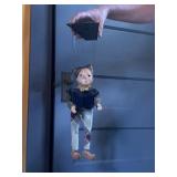 VTG MARIONETTE PUPPET, CLOTH AND WOOD