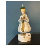 VTG ST. LUCIA PORCELAIN FIGURINE MUSIC BOX,