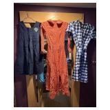 VTG DRESSES, INCLUDES LAURA ASHLEY COTTON FLORAL