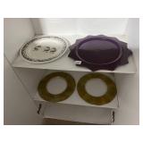CARLY DOBSON DESIGNED PLATE W/ CHICK MOTIF,