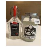 WINTERGARTEN PEPPERMINT SCHNAPPS, EMPTY, MIDNIGHT