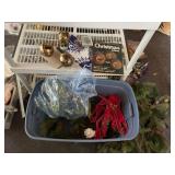CHRISTMAS DECOR, ARTIFICIAL PINE BRANCHES, VELVET