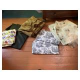 ASSORTED DECORATIVE FABRIC REMNANTS, TOILE