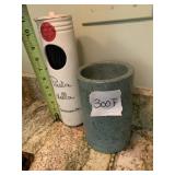 STONEWARE UTENSIL HOLDER, CERAMIC PASTA HOLDER.