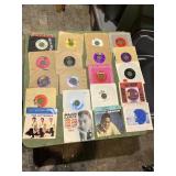 ASSORTED VTG 45 RPM VINYL RECORDS (20), VARIOUS