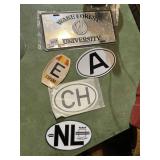WAKE FOREST UNIVERSITY LICENSE PLATE, ASSORTED