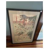VTG CHINESE PAINTING, DEPICTING MULTIPLE FIGURES