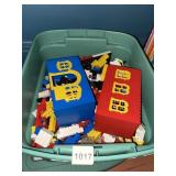 STERILITE PLASTIC STORAGE BIN, CONTENTS INCLUDE