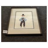 F. ROJANKOVSKY PRINT, FARMER W/ WHEAT, NUMBERED