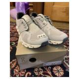 ON CLOUD 5 RUNNING SHOES, GLACIER/WHITE, MENS