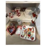 ROSANNA SQUARE VALENTINE PLATE, MUGS, CANDLE