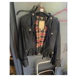 PAPARAZZI BY BIZ FAUX LEATHER JACKET, PRINTED