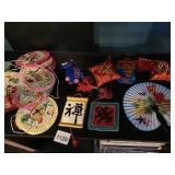 ASIAN-STYLE DECORATIVE HANGING ORNAMENTS, PAPER