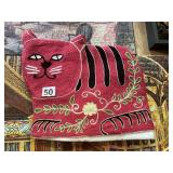 EMBROIDERED CAT COVER