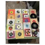 VTG 45 RPM VINYL RECORDS, ASSORTED ARTISTS, INCL.