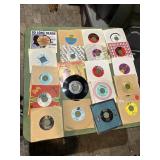 VTG 45 RPM VINYL RECORDS, ASSORTED ARTISTS, INCL.