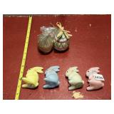 NICE PEOPLE CANDLEWORKS VTG EASTER BUNNY CANDLES