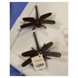 ARHAUS BRONZE DRAGONFLY WALL DECOR (2).