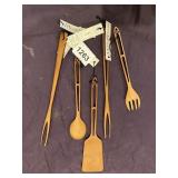 MOONSPOON HANDMADE CHERRY WOOD KITCHEN UTENSILS