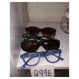 ASSORTED EYEWEAR, INCL SUNGLASSES AND READING