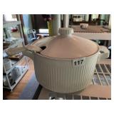 VTG PORCELAIN SOUP TUREEN W/ LID AND LADLE,