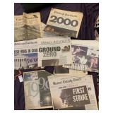 ASSORTED VTG NEWSPAPERS AND MAGAZINES, INCL