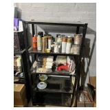 METAL SHELVING UNIT, CONTENTS NOT INCLUDED,