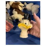 ASSORTED PLUSH TOYS AND RUBBER FIGURE, INCLUDES