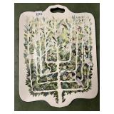 MICHELLE MORIN CERAMIC SERVING TRAY, BIRD AND