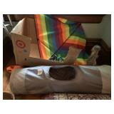 PET TOY ASSORTMENT, INCLUDES CAT TUNNEL, RAINBOW