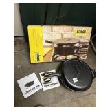 LODGE CAST IRON COMBO COOKER, 3 QT, INCLUDES