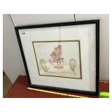 FRIZ FRELENG PINK PANTHER SERIGRAPH, 1992 UNITED